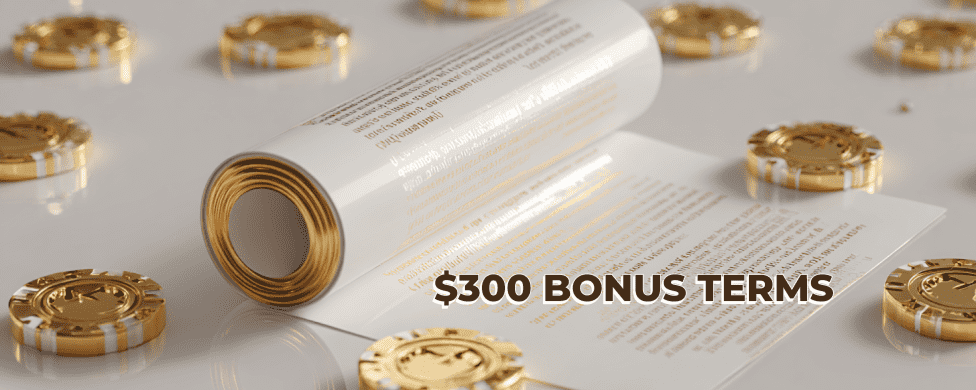 Bonus terms for $300 free chip no deposit bonuses