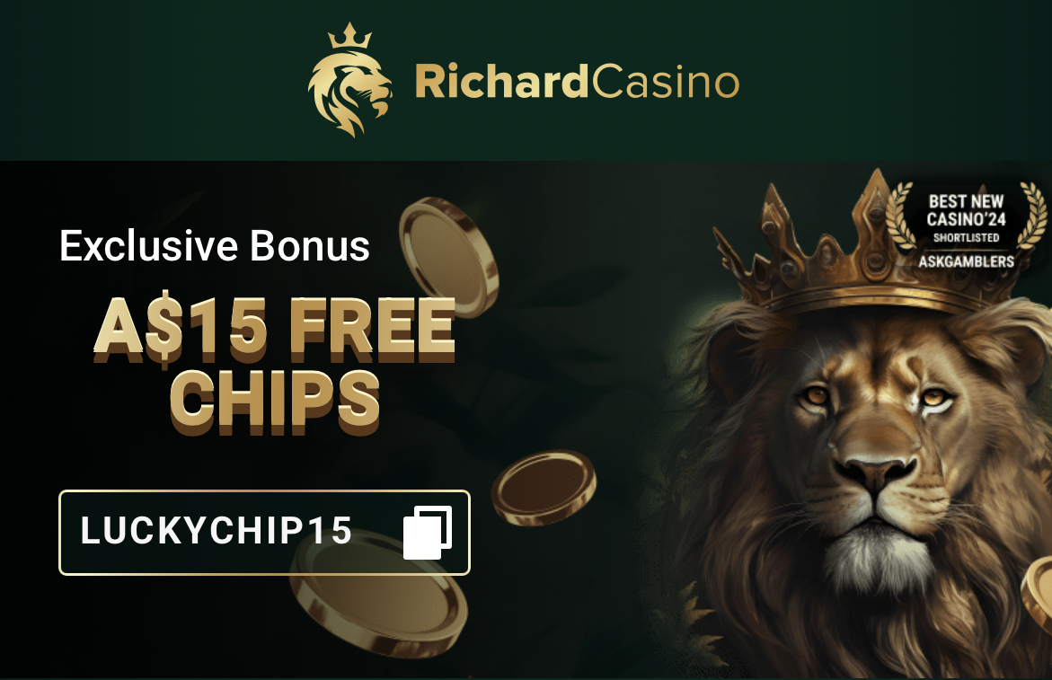 Richard Casino 15 free chips